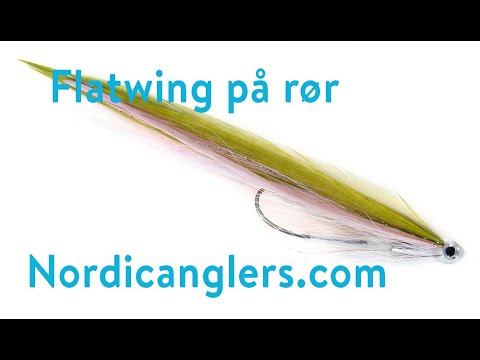 Fluebinding: Flatwing-tobis på rør – materialer og bindetrin