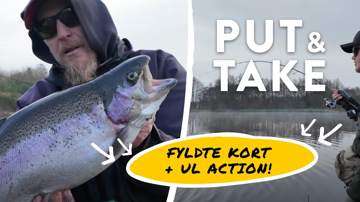 Fiskeguides: Put & Take – valg af agn og præsentation ved lavt vand
