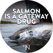 Salmon is a gateway drug - Sticker