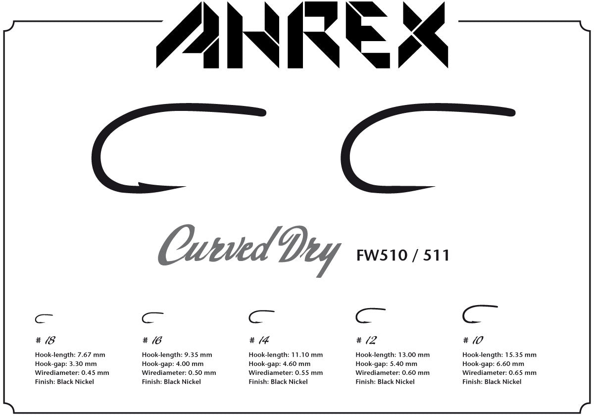 AHREX FW510 – Curved Dry Fly