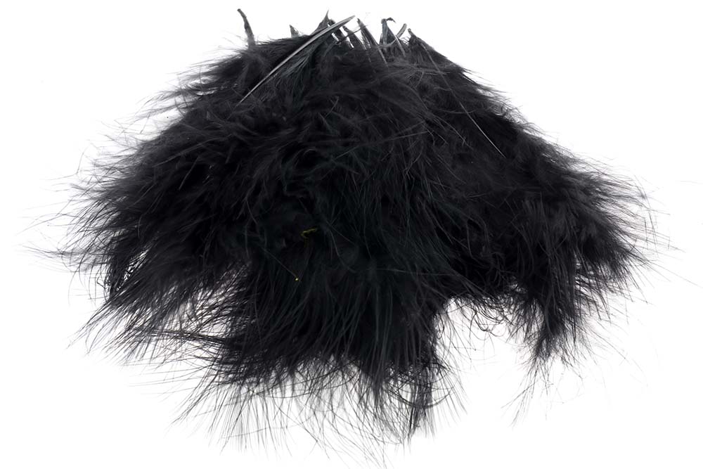 Select Marabou Plumes - Black