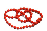 Beadchain Eyes Fl. Red - (M)