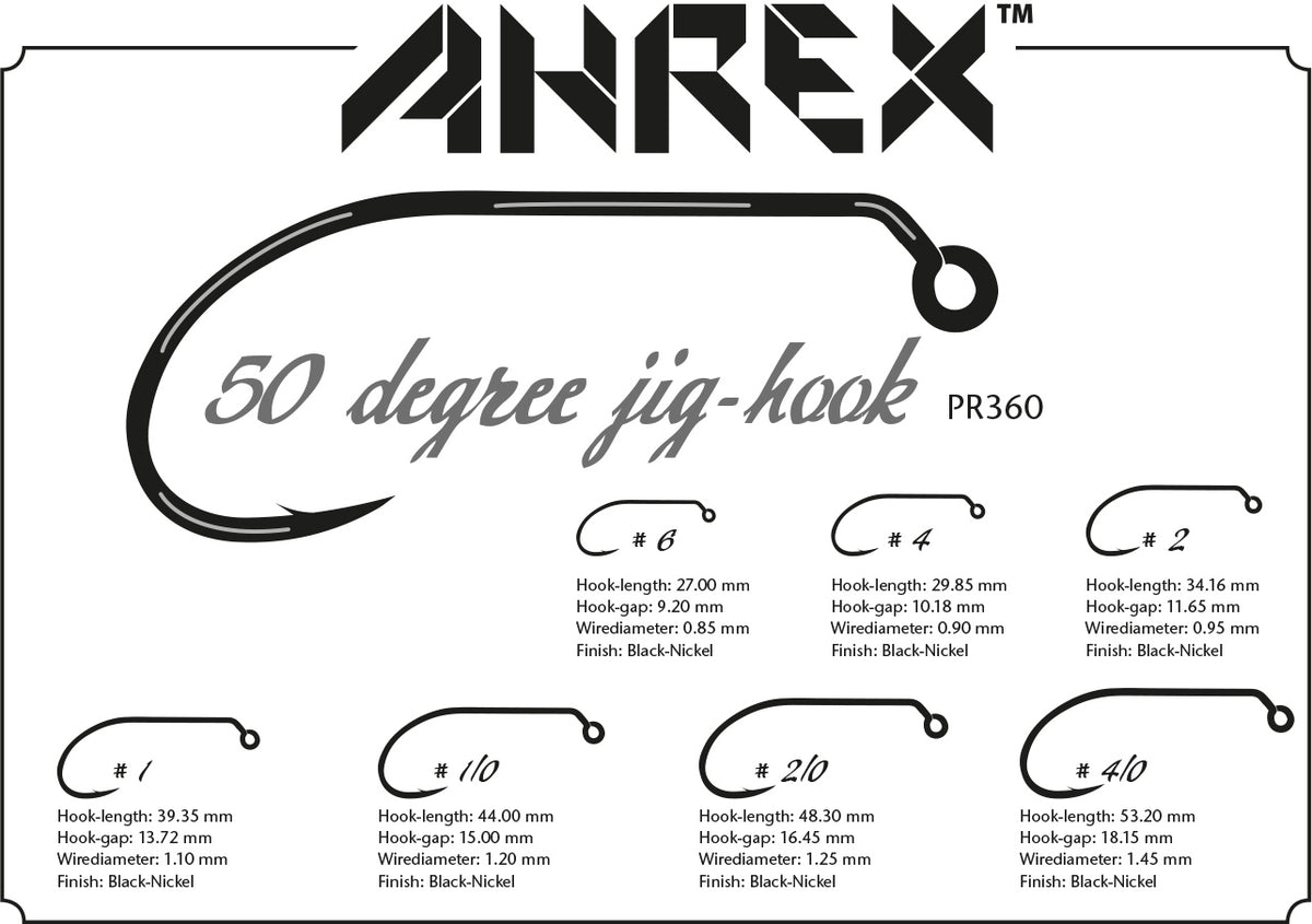 AHREX PR360 – 50 Degree Jig Hook