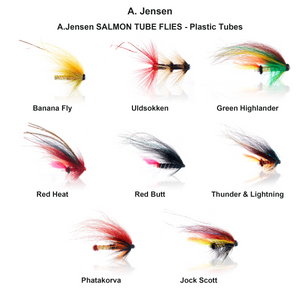 A.Jensen SALMON TUBE FLIES - Plastic Tubes