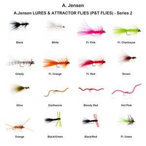 A.Jensen LURES & ATTRACTOR FLIES (P&T FLIES) - Series 2