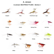 Farveoversigt – A.Jensen SEATROUT FLIES - Series 2