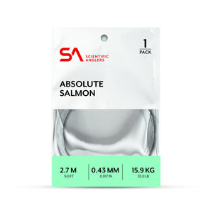 Du tilføjede <b><u>Absolute Salmon Leader - 15 feet</u></b> til kurven.