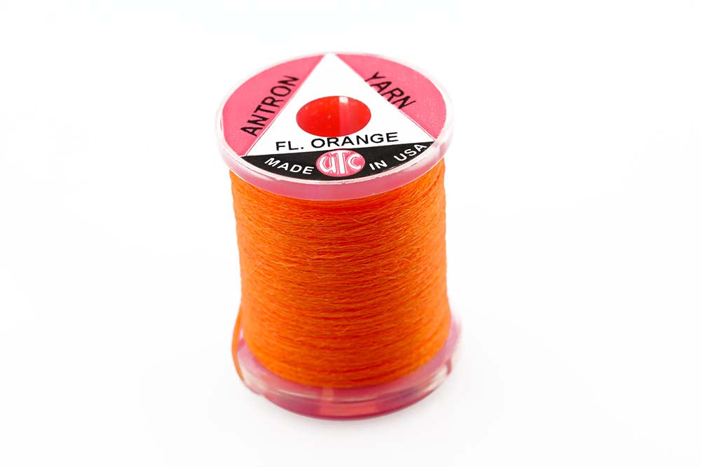 Antron Yarn Spool - Fl. Orange