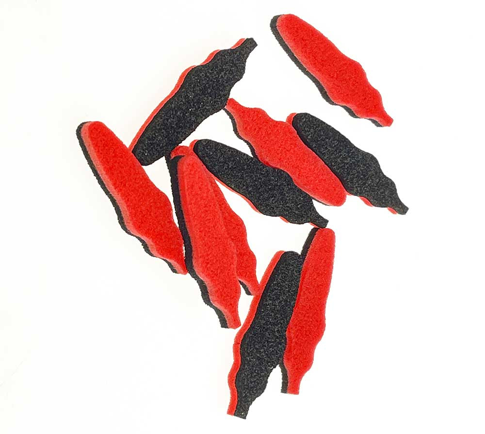 Foam Beetle Body #S - Black/Red