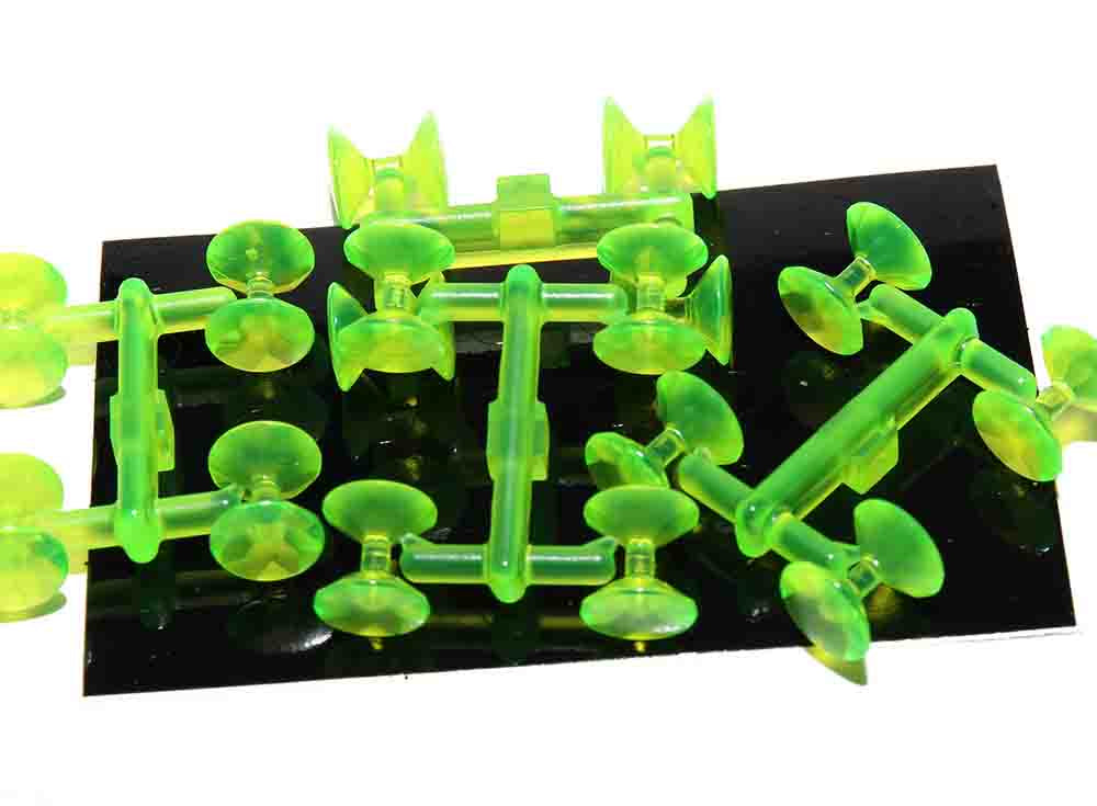 Diamond Fish Eyes - Transparent Super Fluo. Green