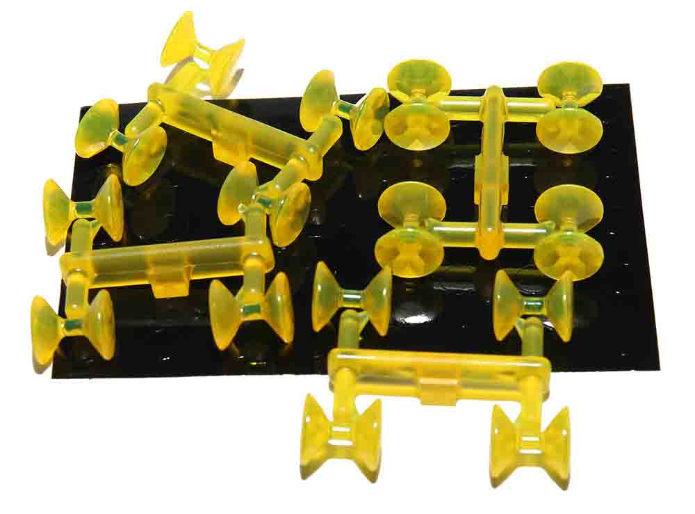 Diamond Fish Eyes - Transparent Super Fluo. Yellow