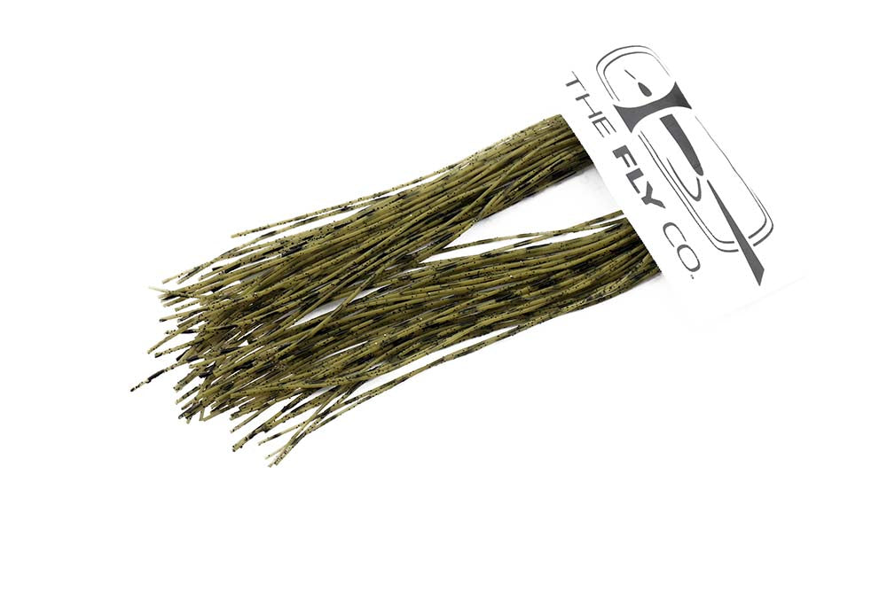 Sili Legs Micro Mini Legs - Barred Black on Olive