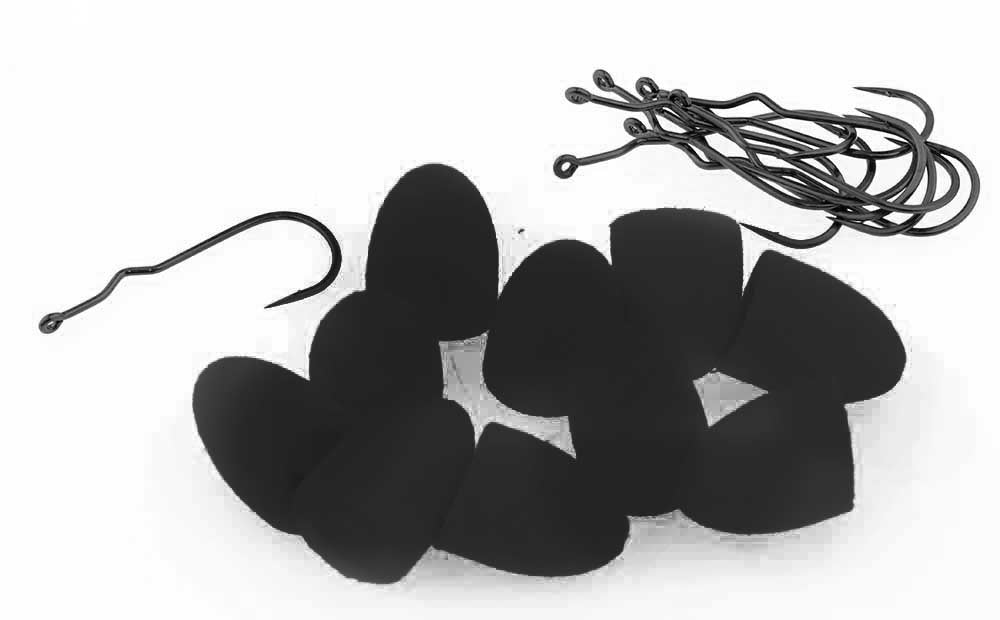10 Perfect Popper Heads - Black 