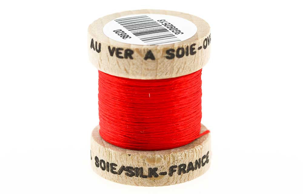 100% Pure French Silk - Red