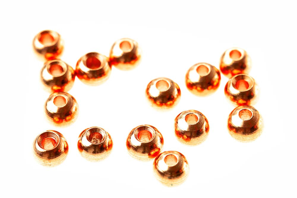 Tungsten Beads Slotted - Copper