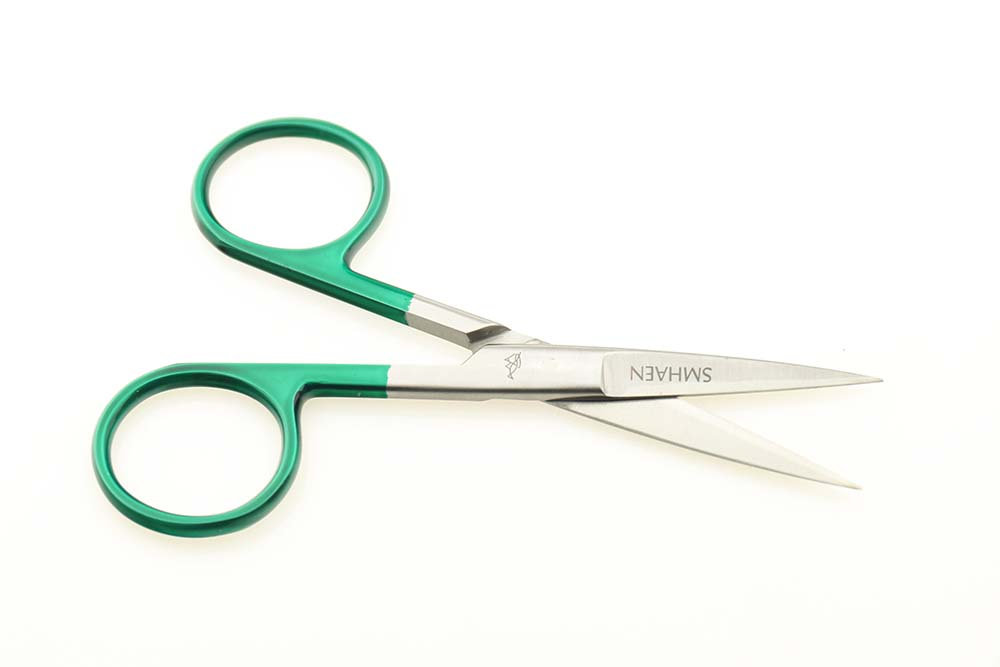 Scissor straight 5" tungsten carbide heavy - Green