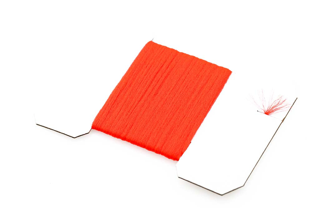 Antron Yarn Card - Fl. Fire Orange