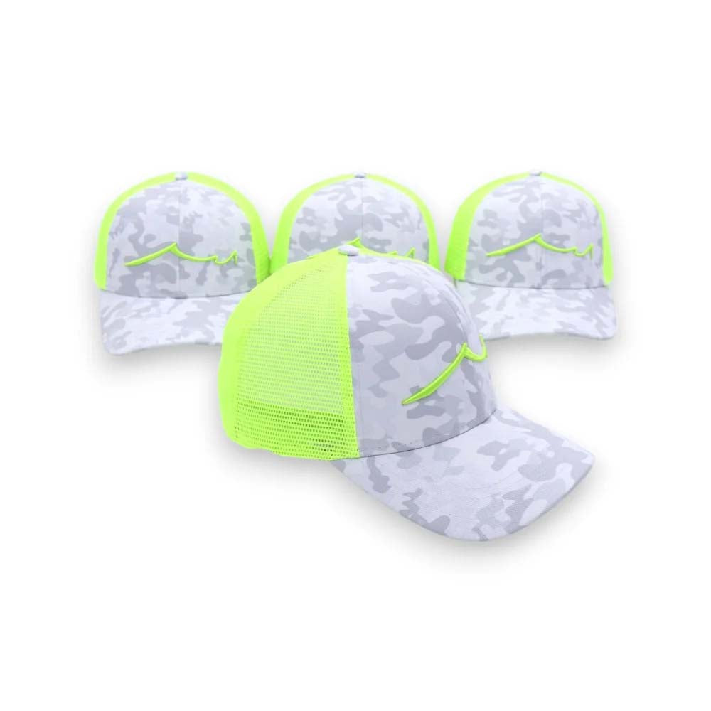 2024 Trucker Cap | Guide Camo Chartreuse